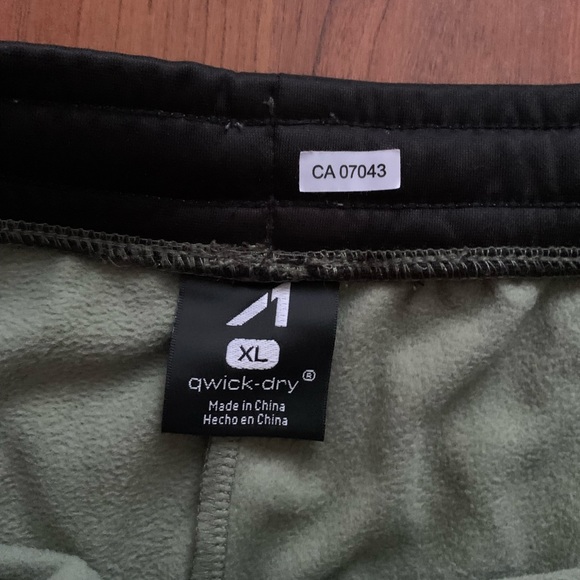 Mens Trackpants Olive Green Size X-Large - Picture 2 of 6
